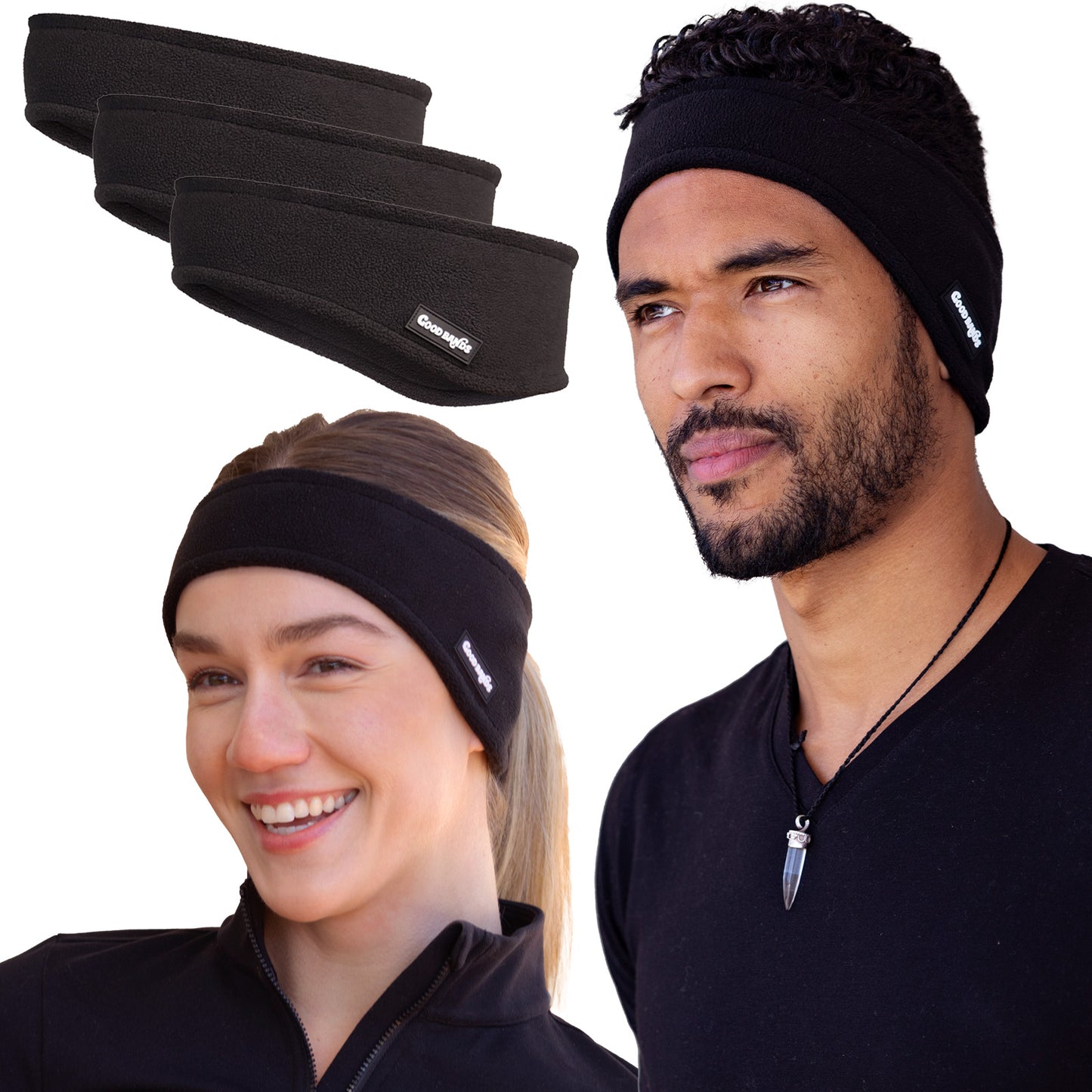 Winter Fleece Headband - Pack of 3