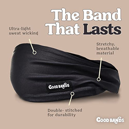 Sweatband for Men and Women - Unisex Headband That Wicks Moisture and Eliminates Excess Sweat - Running, Sports, Cycling, Football, Triathlons, Construction, Yoga and More